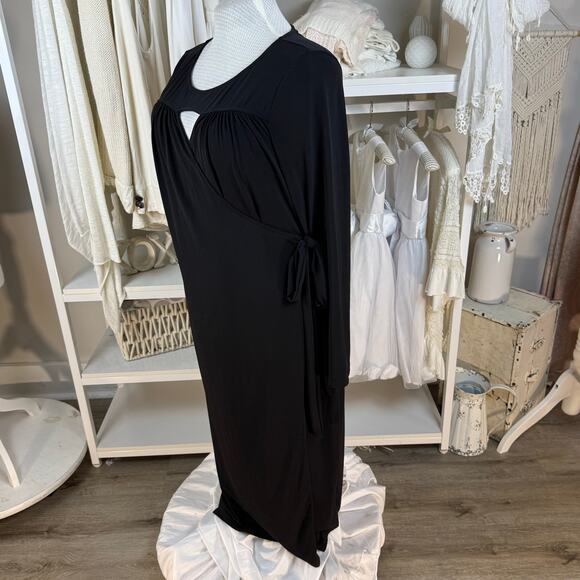 Women's Plus sz. 2X wrap dress with cleavage cut out, sexy, cocktail #4313 - Picture 2 of 6